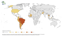 Chikungunya dans le monde début 2024 (ECDC)